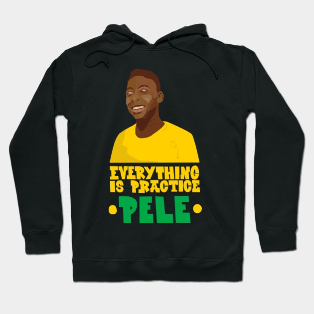 Pele - Famous footballers - R.I.P Pele Hoodie by Boogosh